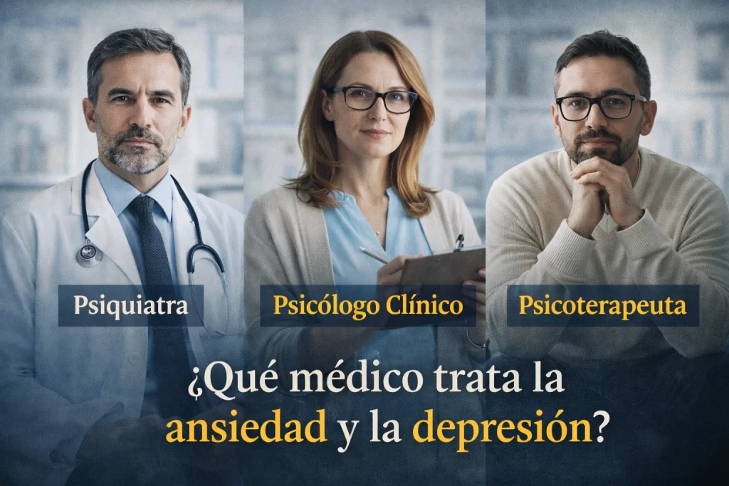 qué médico trata la ansiedad y la depresión